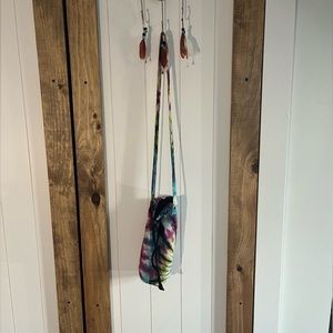 Tie dye water bottle holder crossbody